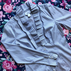 ✖️LAST CALL! LOFT Long Slv Button-Up, sz 2